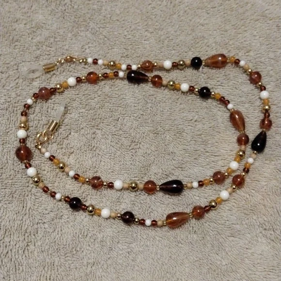 Avon, Vintage 1995, charming And Chic Optical Necklace in tortoise. - Picture 3 of 4